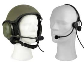 Flexible gooseneck for tactical headsets microphone