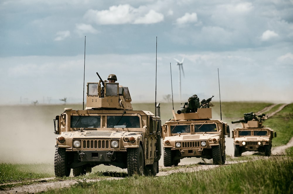 military antenna bracket